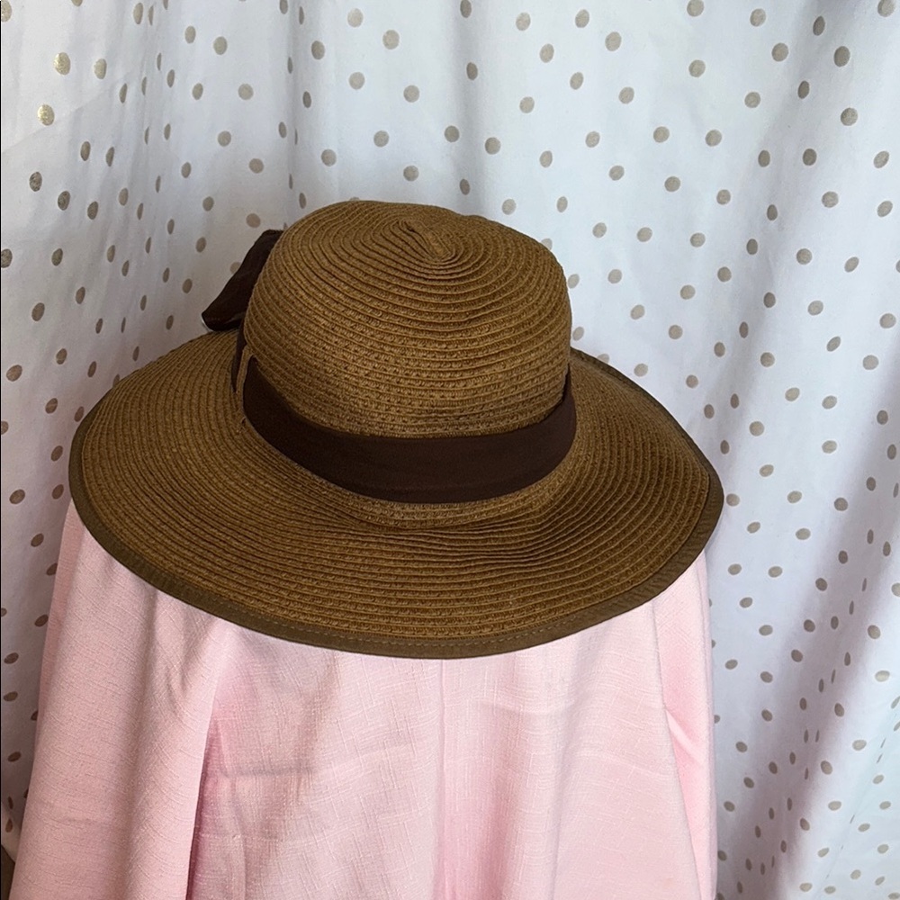 Milani Classic Brown Wide-Brim Hat